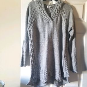 Women's grey Sonoma hooded sweater
